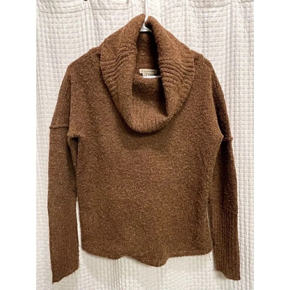 Royal Robbins Womens Long Sleeve Cowl Neck Knitted Pullover Sweater Small G9